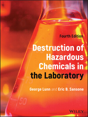 cover image of Destruction of Hazardous Chemicals in the Laboratory